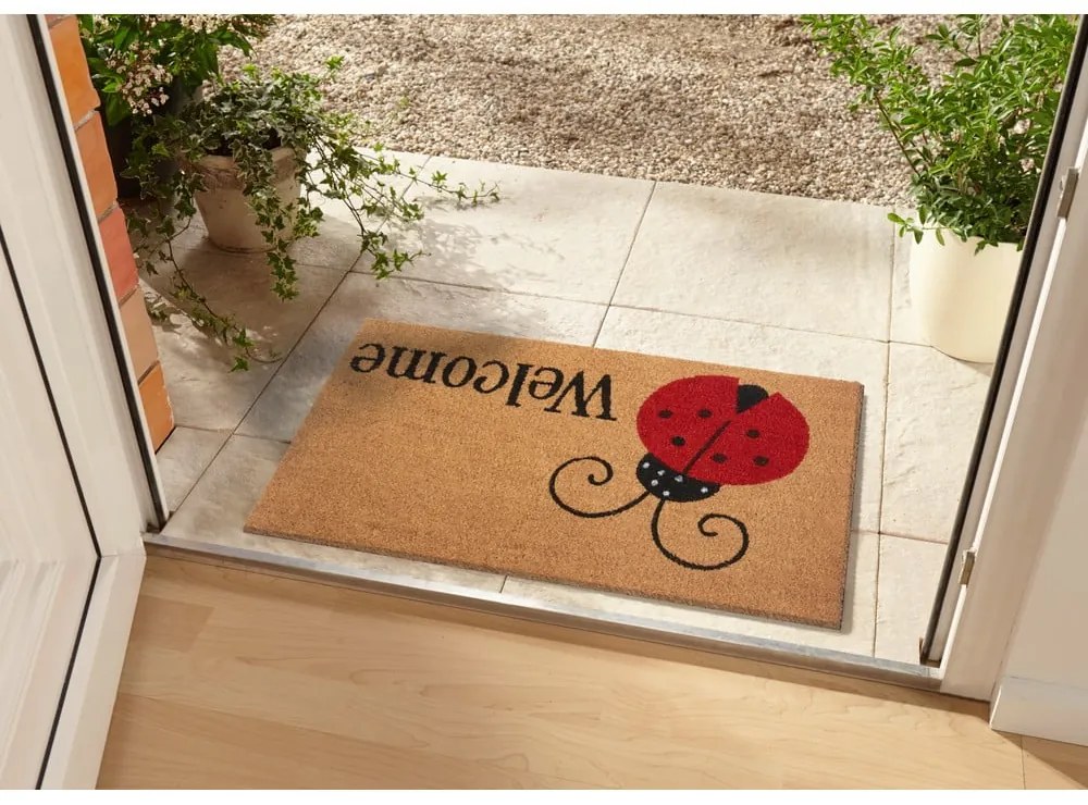 Килимче от кокосови влакна 75x45 cm Lady Beetle - Hanse Home