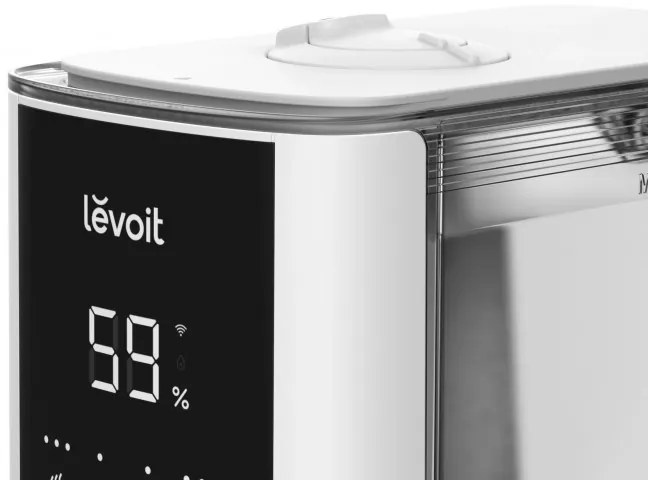Овлажнител за въздух Levoit OasisMist 450S LUH-O451S-WUS, 40 м2, 280 W, 4.5 л, Ароматерапия, Автономия 45 часа, Бял