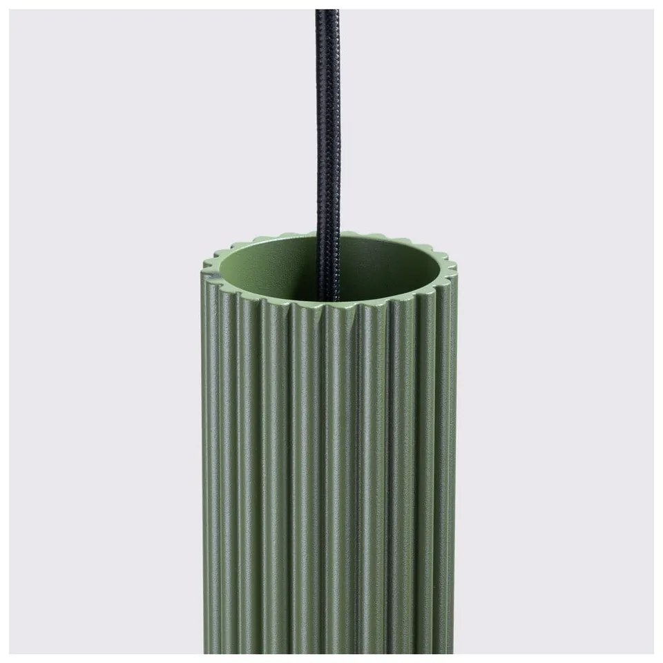 Зелено висящо осветително тяло Gleam – Sollux