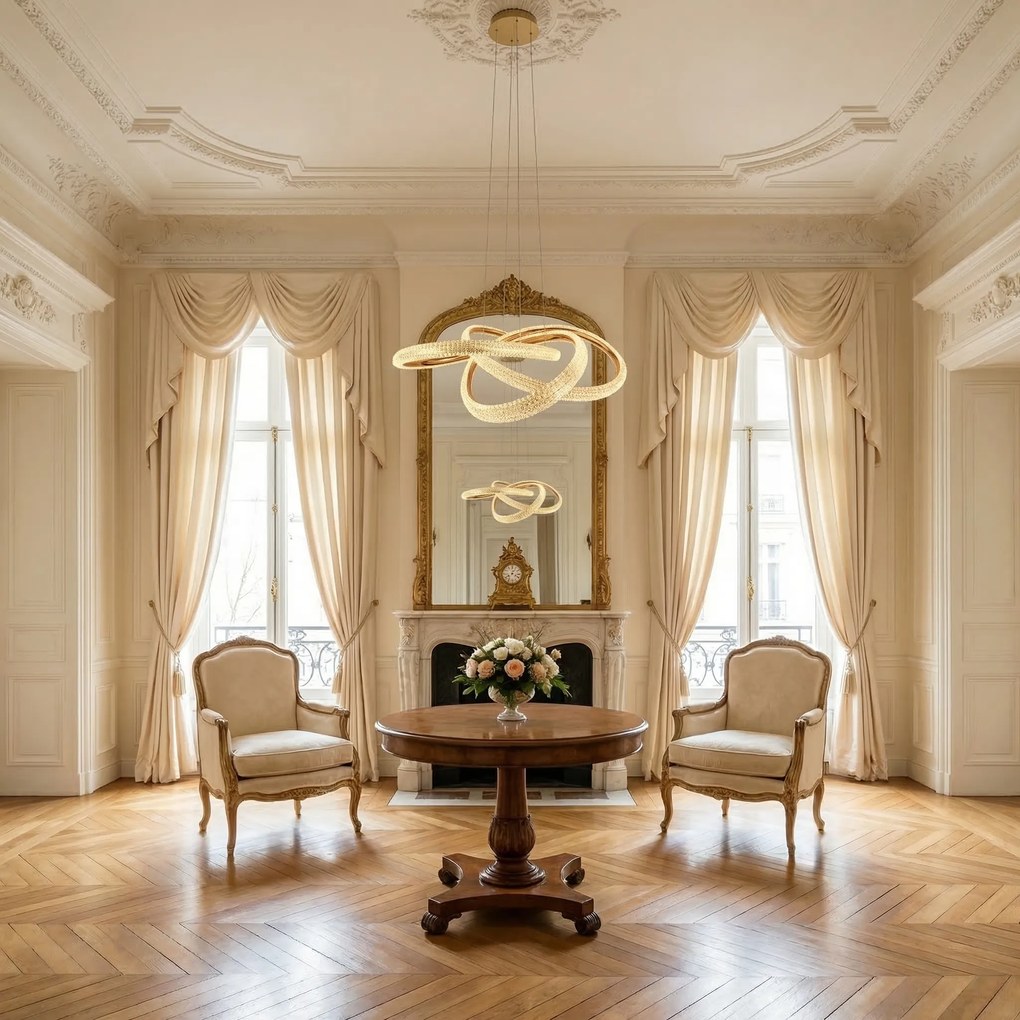 ВИСЯЩА ТАВАННА ЛАМПА G153-CP GOLD