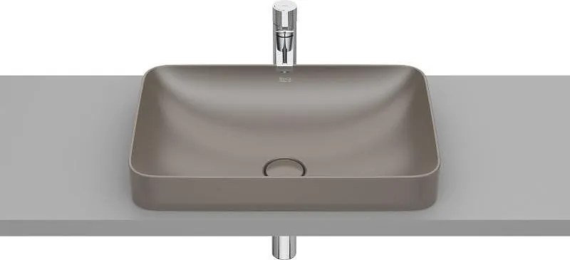 Умивалник за вграждане Inspira Square, 55 х 37 cm, coffee