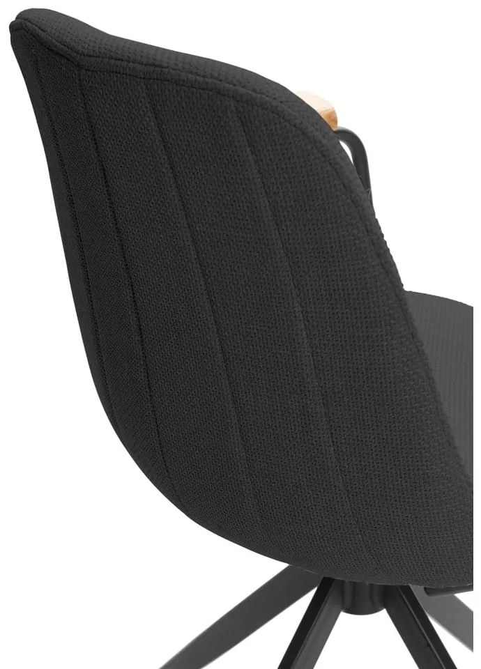 Черни трапезни столове в комплект от 2 бр. Tali – Marckeric