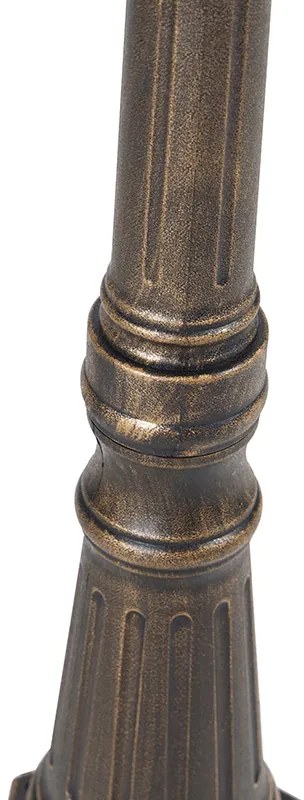 Класическа фенерия антично злато 3-светлина IP44 - Capital