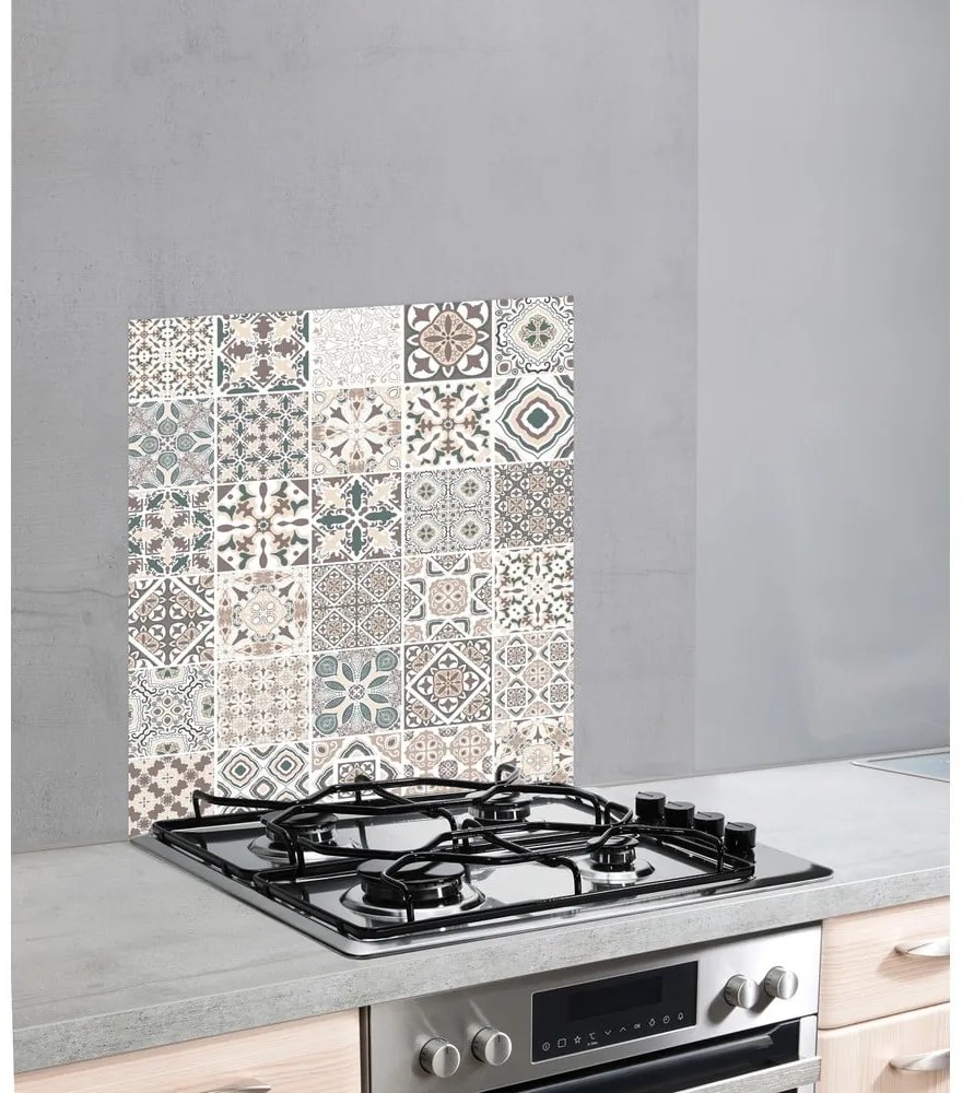 Стъклен капак за стена за печка Splashback Tile - Wenko
