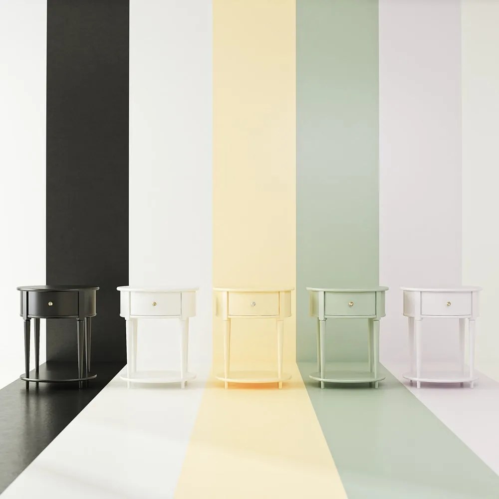 Черно нощно шкафче Aurora – Støraa