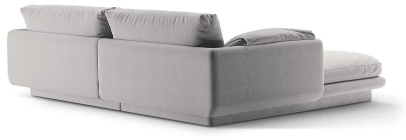 Светлосив ъглов диван (десен ъгъл) Torino – Micadoni Home