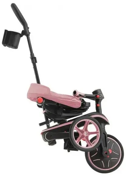 Детска триколка 4 в 1 GLOBBER EXPLORER TRIKE FOLDABLE, сгъваема, розов цвят