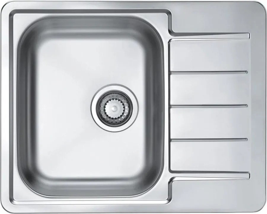 ALVEUS 1144603 - Кухненска мивка LINE 61,5x50 см, неръждаема стомана с сатенено покритие, без ексцентрик