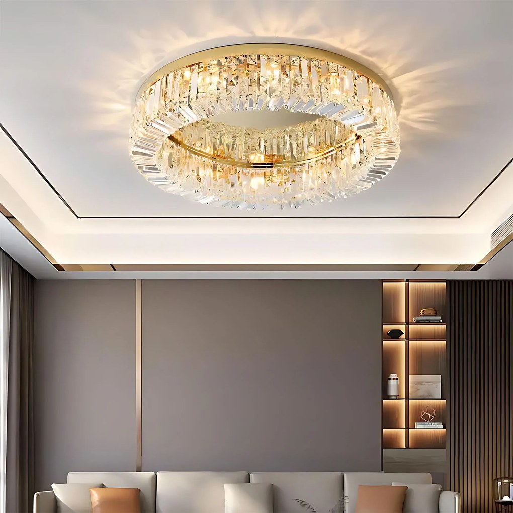 Лампа APP1729-8C 60 cm Gold