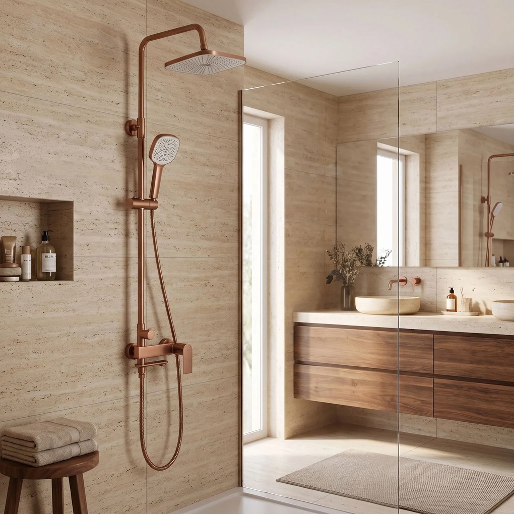 Комплект за душ REA STORM COPPER BRUSH