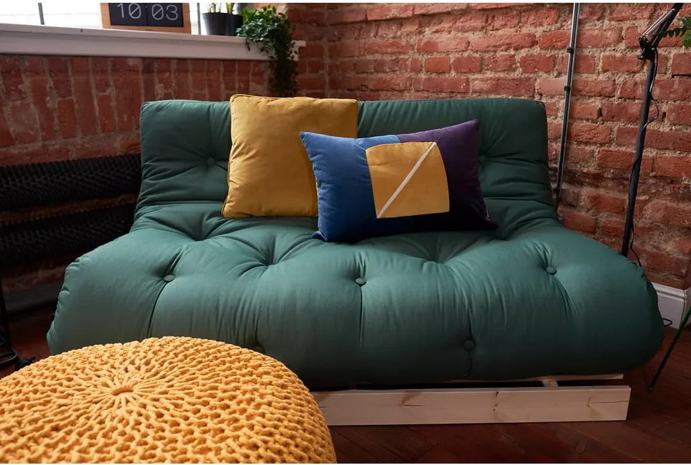 Тъмносив разтегателен диван 140 cm Roots – Karup Design