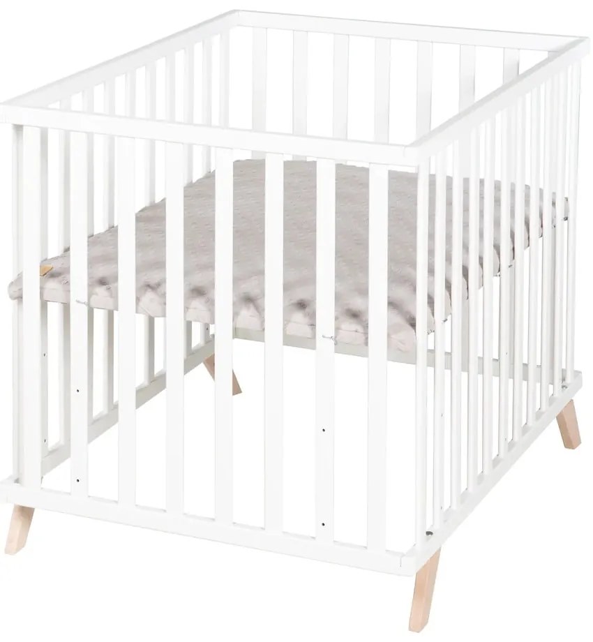 Бели кошари от букова дървесина 75x100 cm Lil Planet - Roba