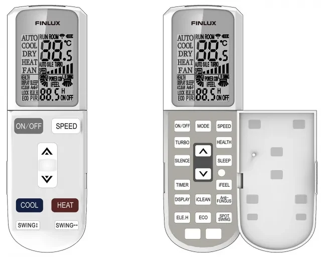 Finlux 12LIE55BE, 12000 BTU, 30 2,     , 4D ,   -25C,  | BIANO