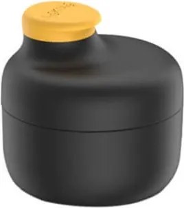 Съд за дресинг и сос Lekue On The Go 1010237, 50 мл, 5.3x5.3x5.5 см, -20°C / +100°C, Полипропилен, Черен