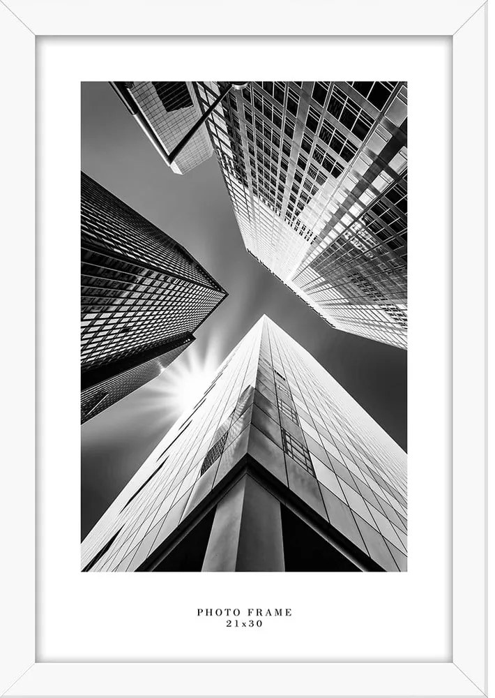 Бяла стенна рамка , 24 x 33 cm Floryda - Styler