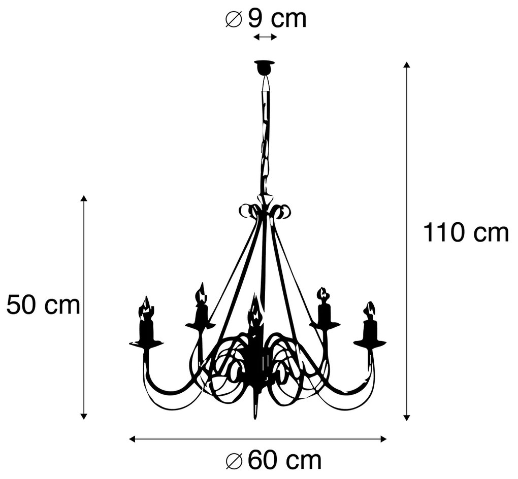 Интелигентен полилей бял 5-светлина с Wi-Fi B35 - Giuseppe