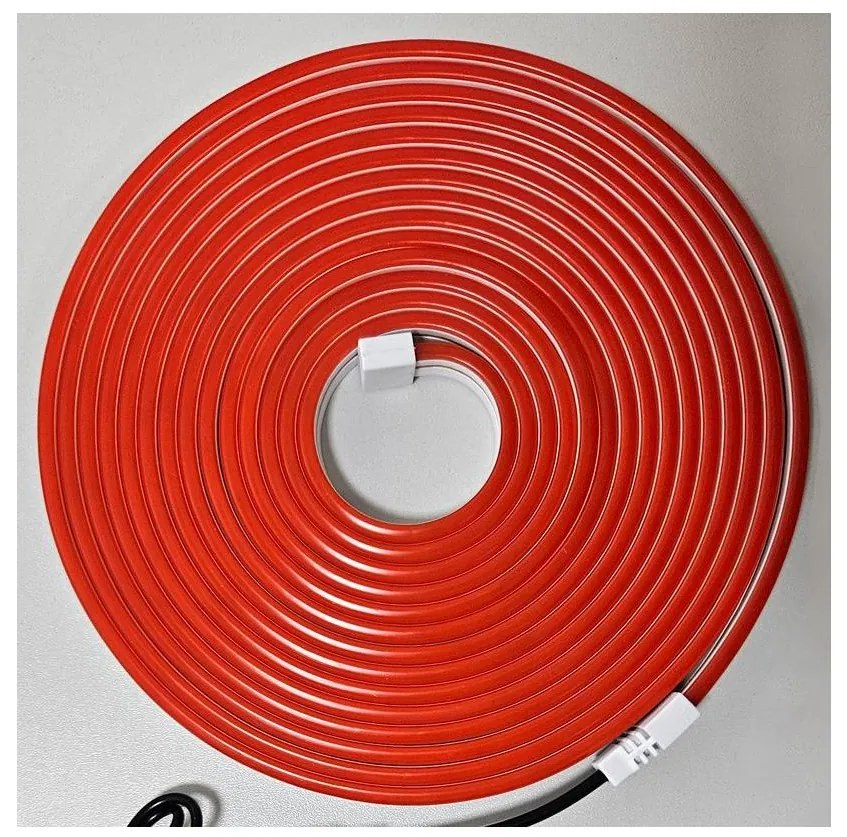 LED гъвкав неонов лента 10W 230V 5м IP65 червена