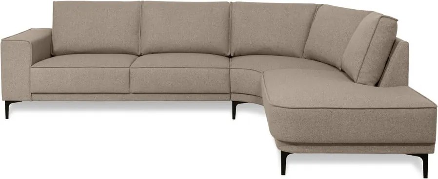 Светлокафяв ъглов диван (десен ъгъл) Copenhagen – Scandic