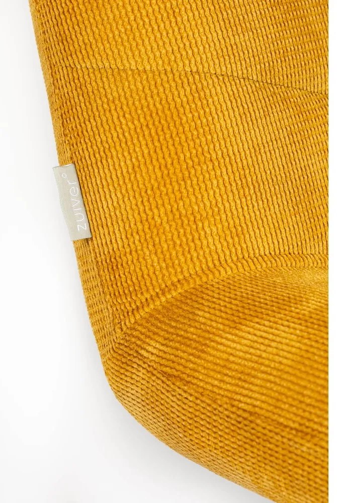 Кресло от кадифе в жълта охра Bubba - Zuiver