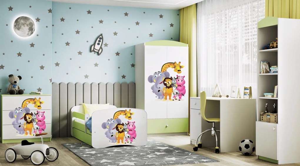 Гардероб Babydreams Cartoon-Prasino-Zoo