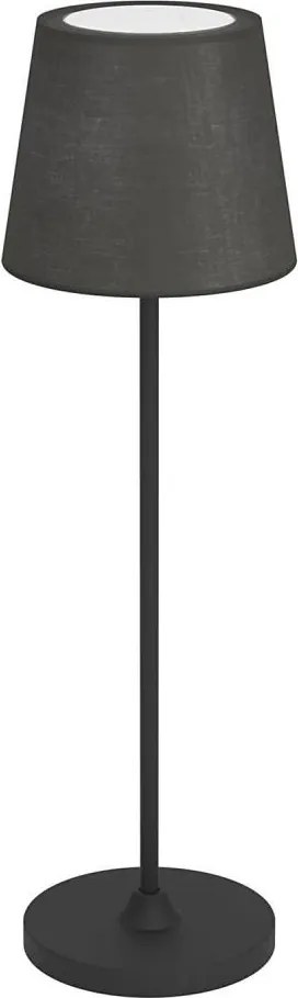 Eglo 75938 - Димируема, презареждаема LED настолна лампа LEONERO, 3,8W/5V 2000 mAh, черна