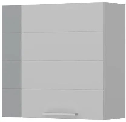 Възможност за персонализиране Висящ шкаф разширение Hudson V7-White - Gray