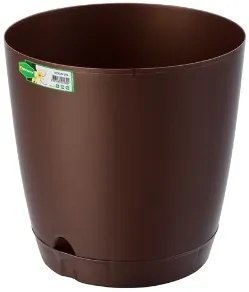 Цветна саксия - 30 х 30,5 см - Кафява