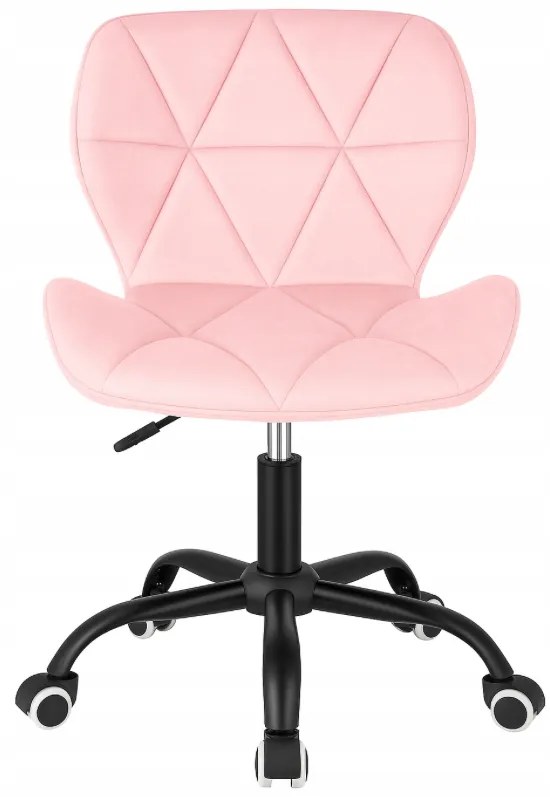 Ергономичен въртящ се офис стол - кадифе tъмнозелено