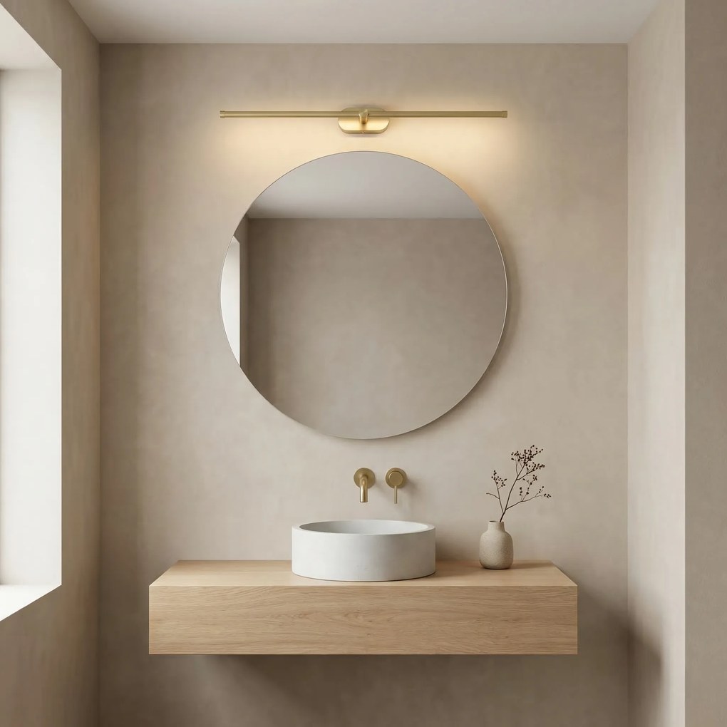 LED аплик за баня APP1894-1W 80 cm BRUSH GOLD