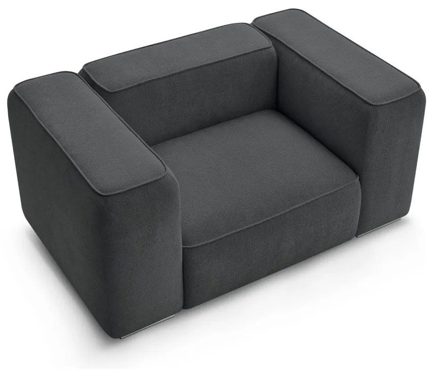 Тъмносиво кресло Zephyr – Bobochic Paris