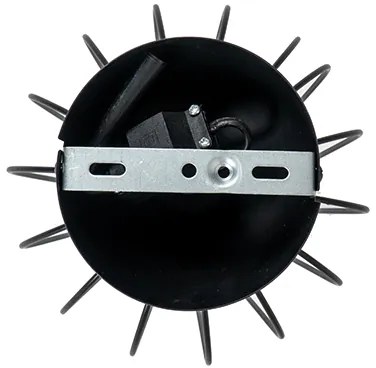 Модерна таванна лампа черна тел - Palica