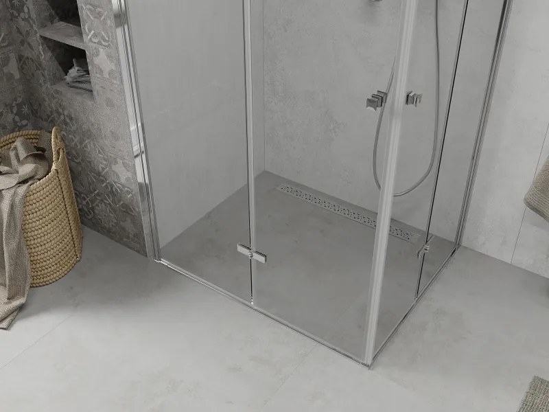Mexen Lima Душ кабина Duo с двукрили врати 90 x 70 см, прозрачна, хром - 856-090-070-02-00