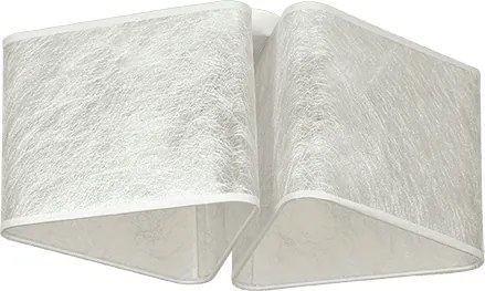 Плафон ТИТАН, абажури Басари Сребро, 2xE27