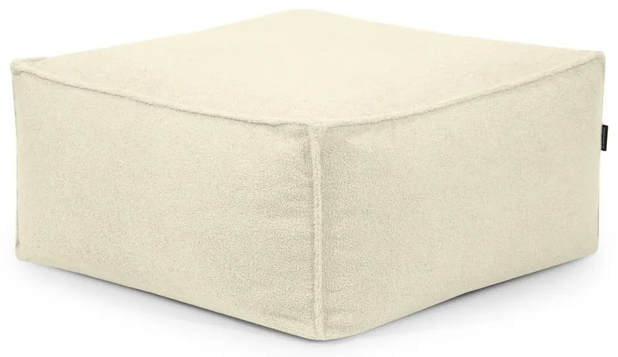 Светлосив пуф от букле Mass – SLOWDOWN