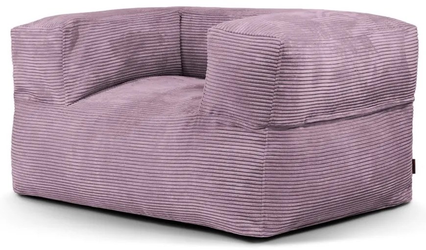 Лилав пуф от рипсено кадифе MooG – SLOWDOWN