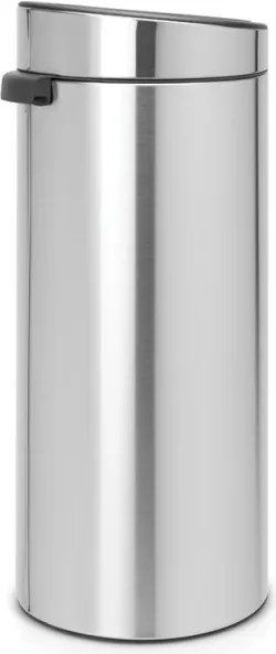 Кош за боклук Brabantia Touch Bin New 650011, 30 л, Безшумно и плавно затваряне, Инокс/мат