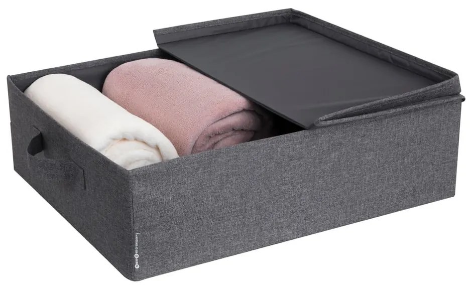 Сива кутия за съхранение под леглото - Bigso Box of Sweden