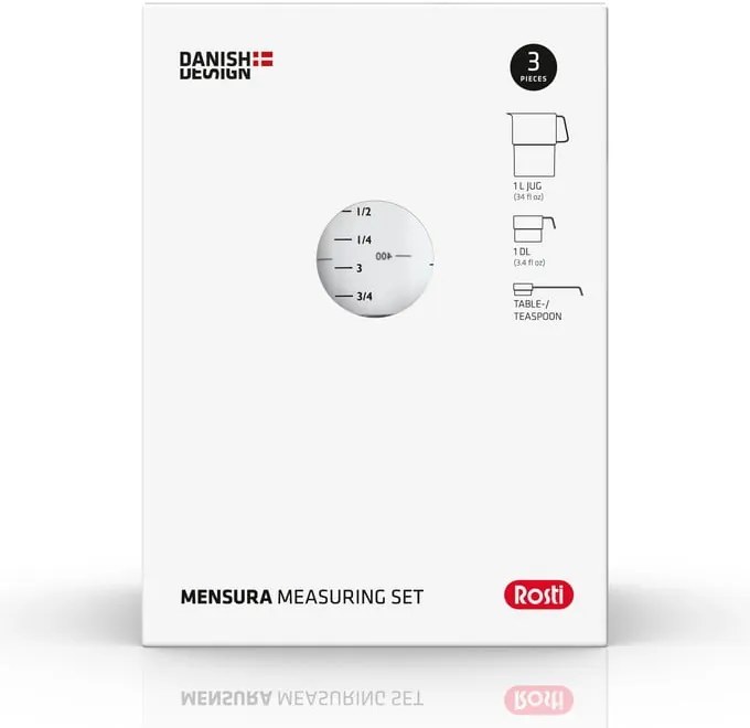 Мерителни чаши в комплект от 3 бр. Mensura – Rosti