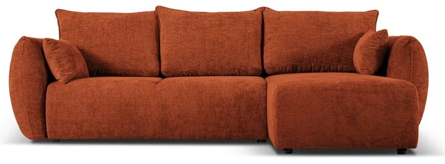 Оранжев ъглов диван (десен ъгъл) Matera - Cosmopolitan Design