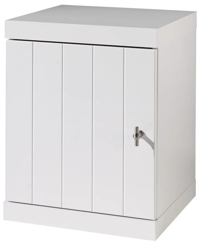 Бяло детско нощно шкафче, ширина 44 cm Robin - Vipack