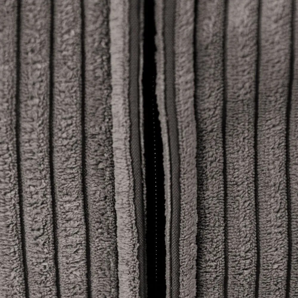 Кафяв детски пуф от рипсено кадифе Game Amuse – SLOWDOWN