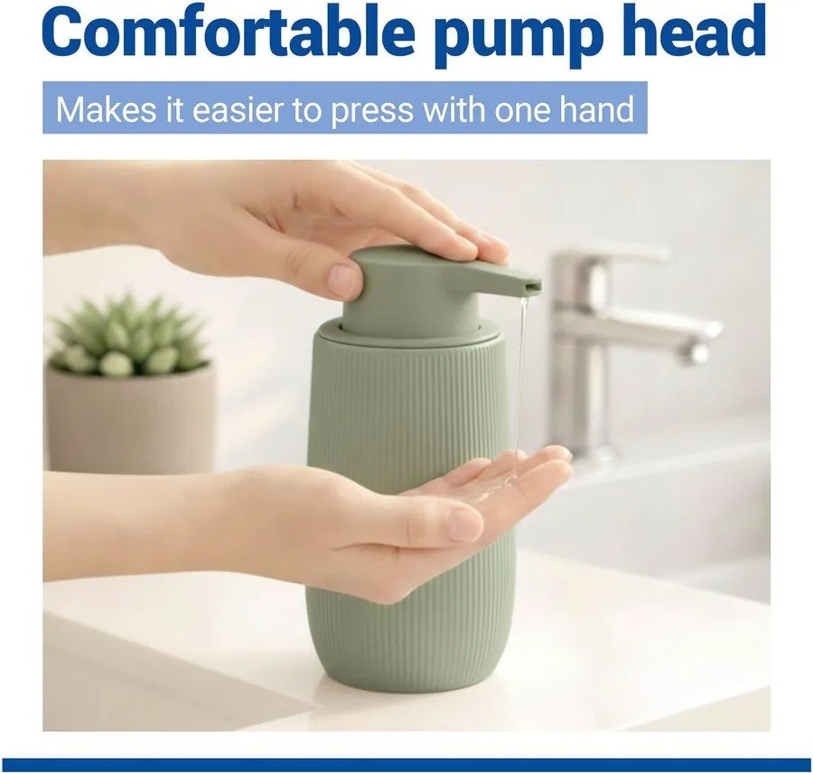 Зелен пластмасов диспенсер за сапун 400 ml Fablo – Wenko