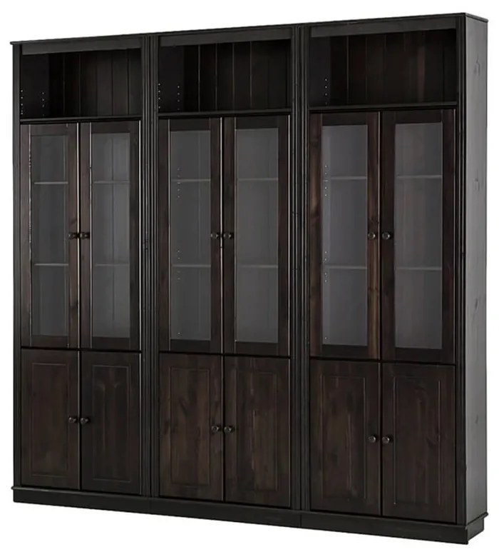 Кафява витрина от масивен бор 518x223 cm Anita – Støraa