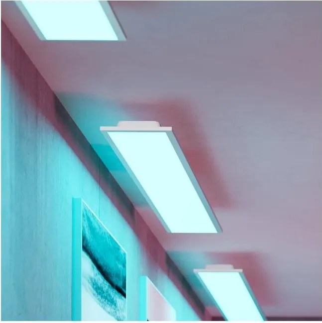 Eglo 901517-LED RGBW таванен панел MORADILLO-Z LED/28W/230V 120x15 см бял