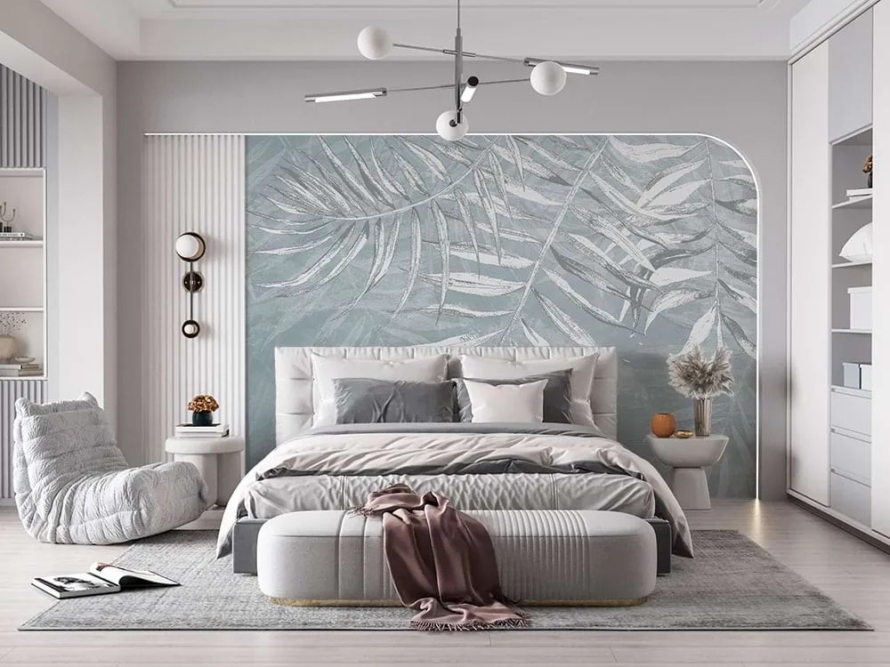 Фототапет Silver Palm Serenity