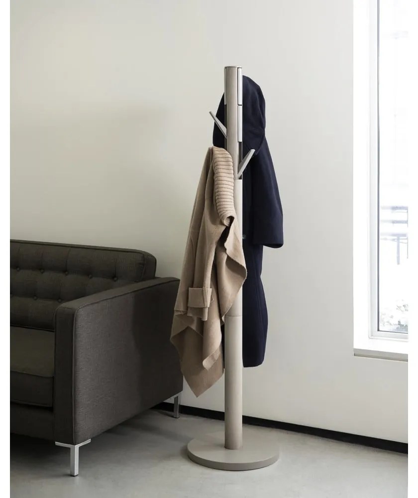 Сива дървена закачалка Flapper - Umbra