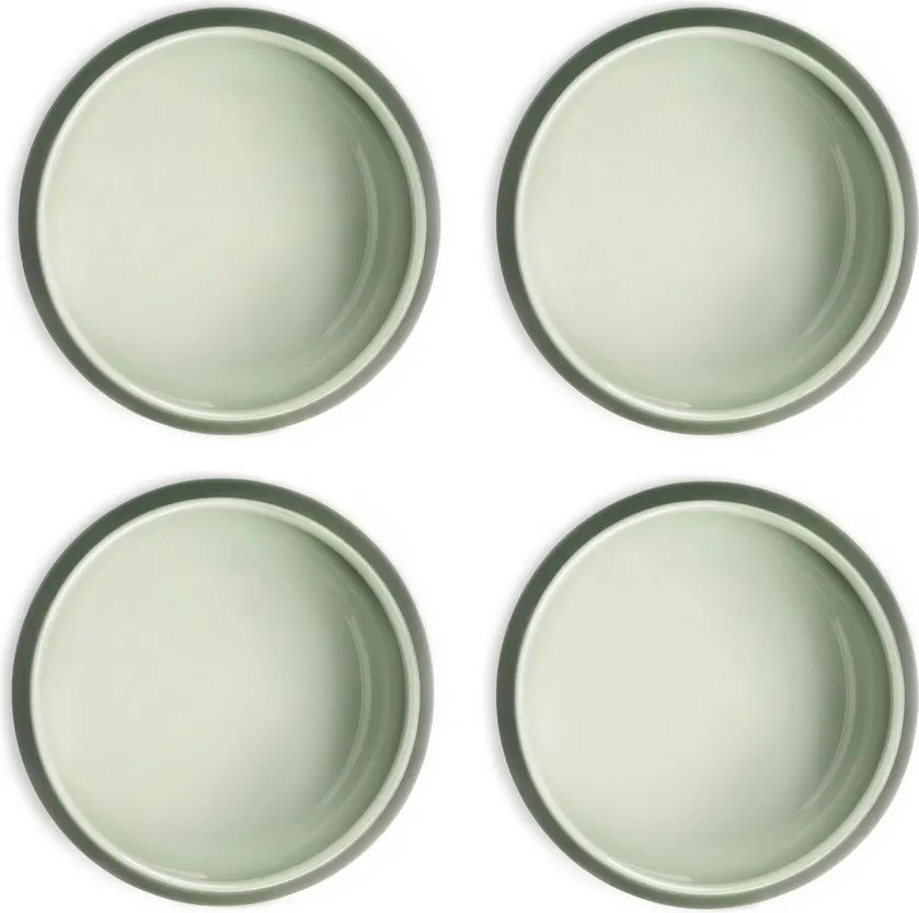 Зелени глинени купички в комплект 4 бр. за супа/рамен 1 l Aura Vira – Bonami Selection