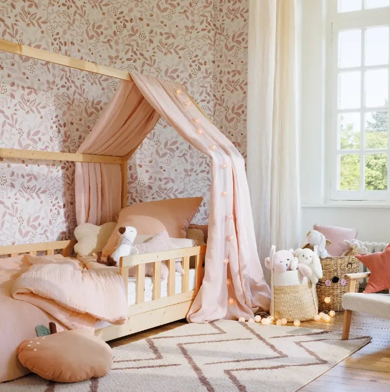 Детско легло Монтесори Аtmosphera Bosco, 90x190 см, MDF