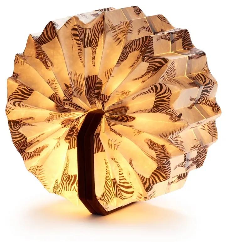 Тъмнокафява настолна лампа с възможност за затъмняване (височина 3,5 cm) Velvet Accordion - Gingko