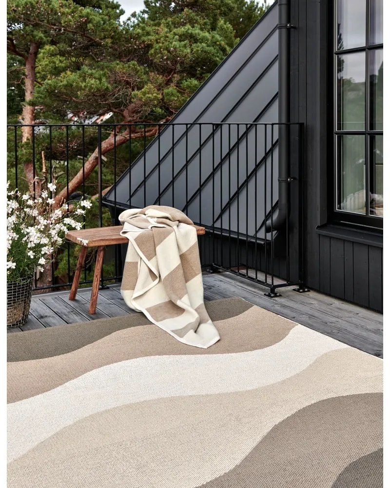 Кафява и бежова пътека за открито и закрито 70x200 cm Urvi Earth – Pappelina